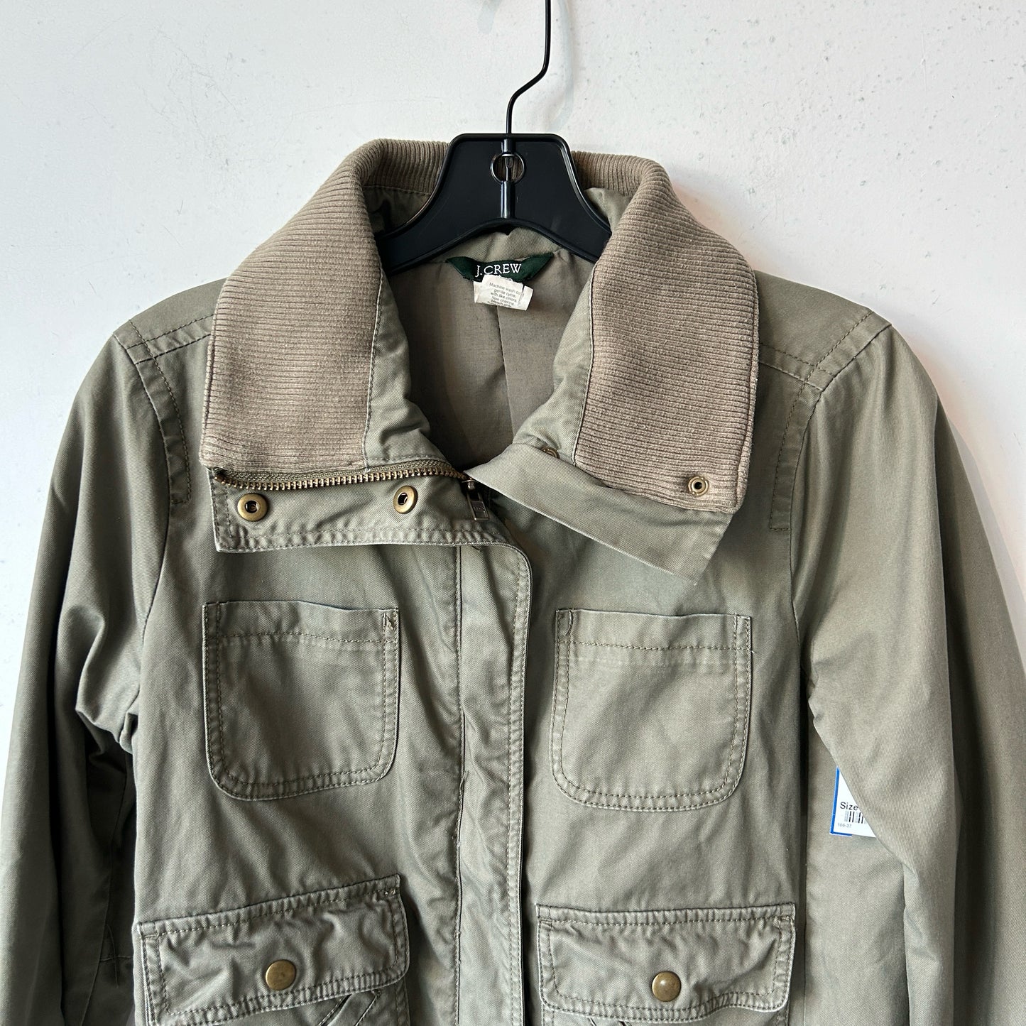 S J.Crew Olive Jacket