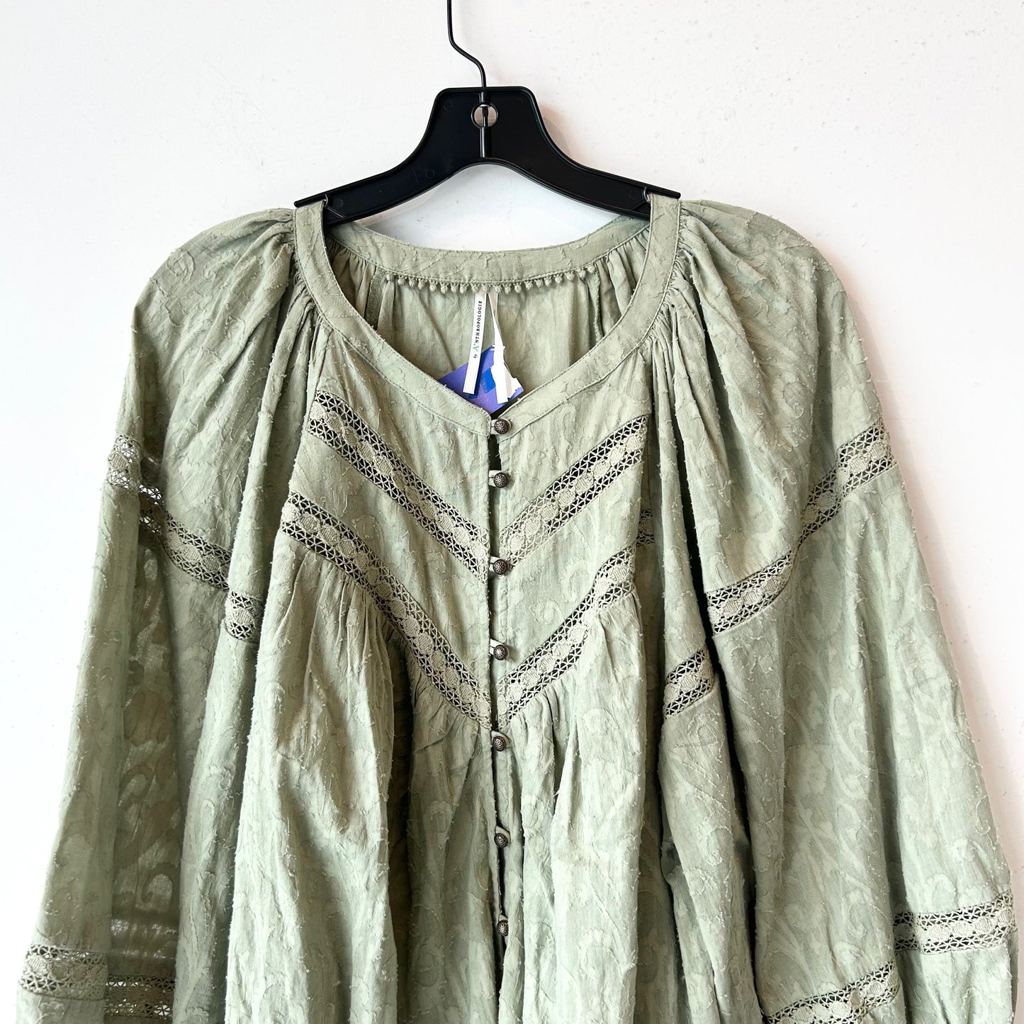 XXL/2X Anthropologie Sage Button Up Blouse