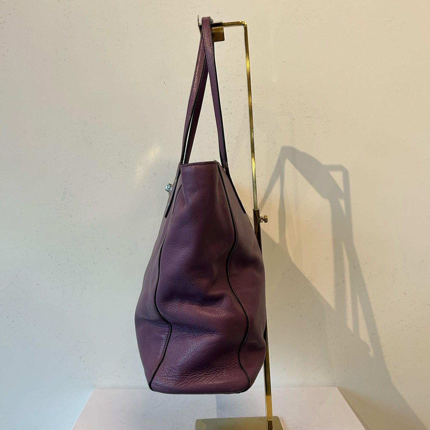 Coach Pebble Purple Handbag