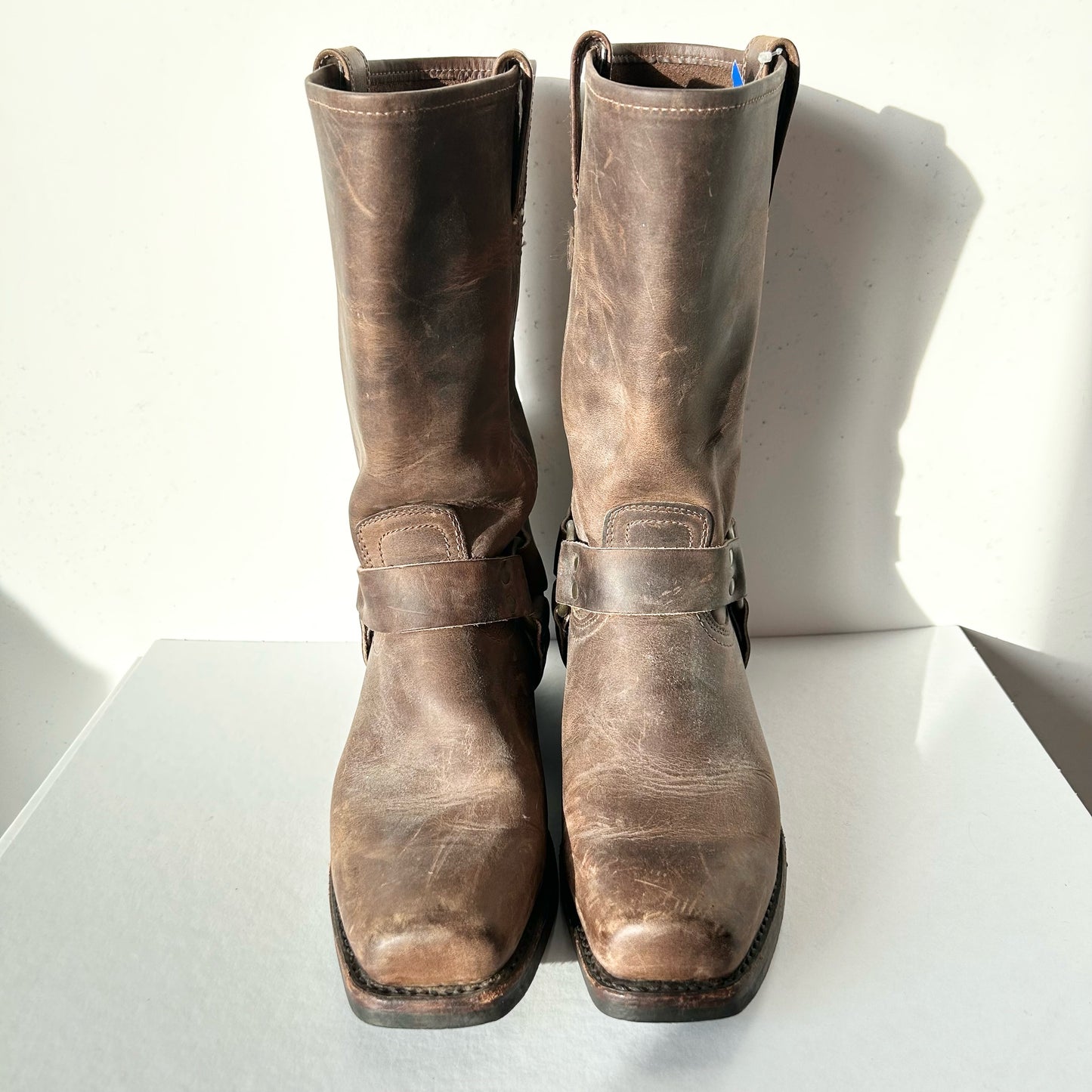 10 FRYE Brown Leather Boots