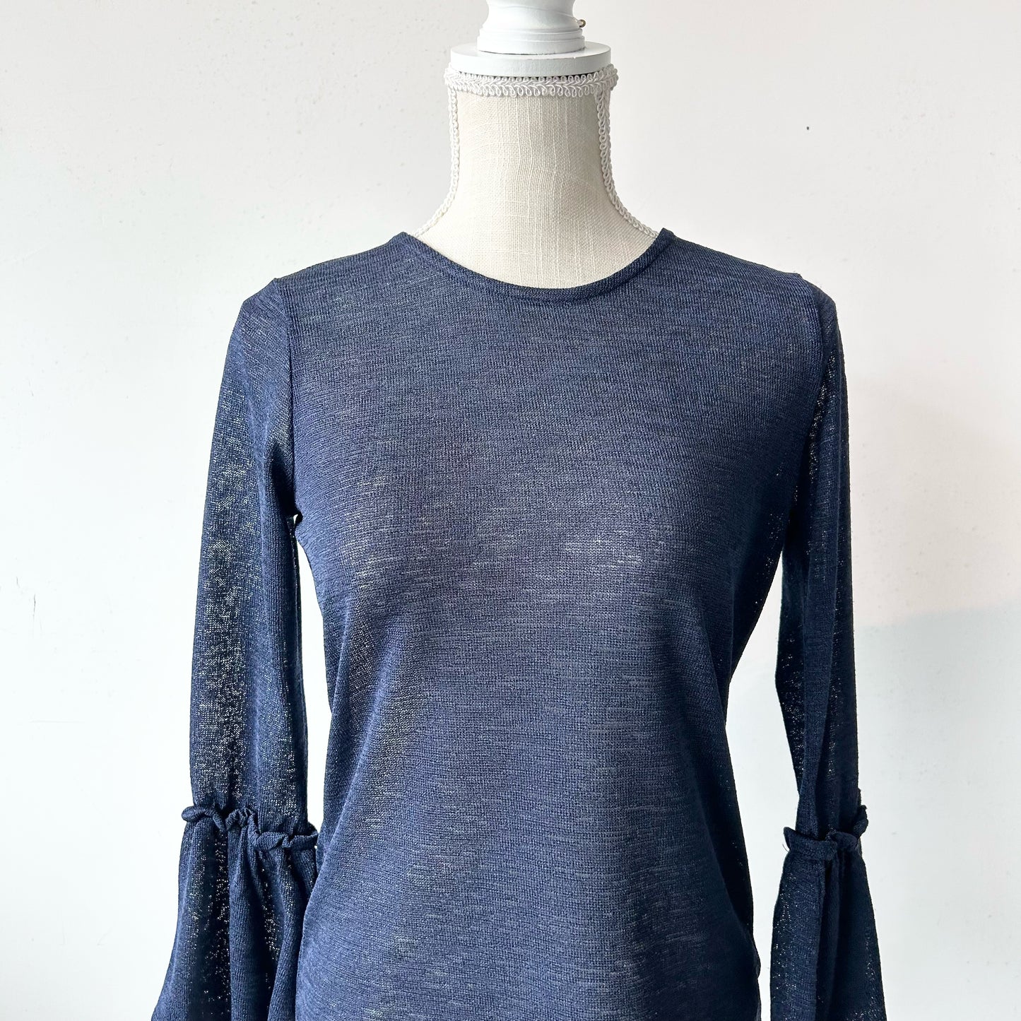 M Michael Michael Kors Blue 3/4 Sleeve  Blouse