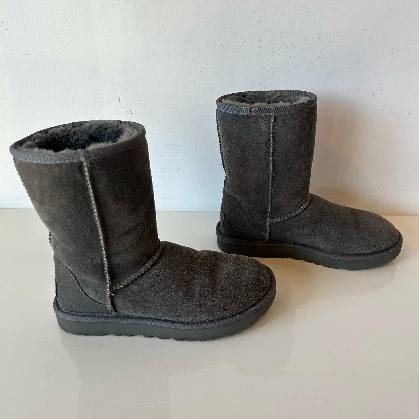 6 UGG Gray Classic Boots