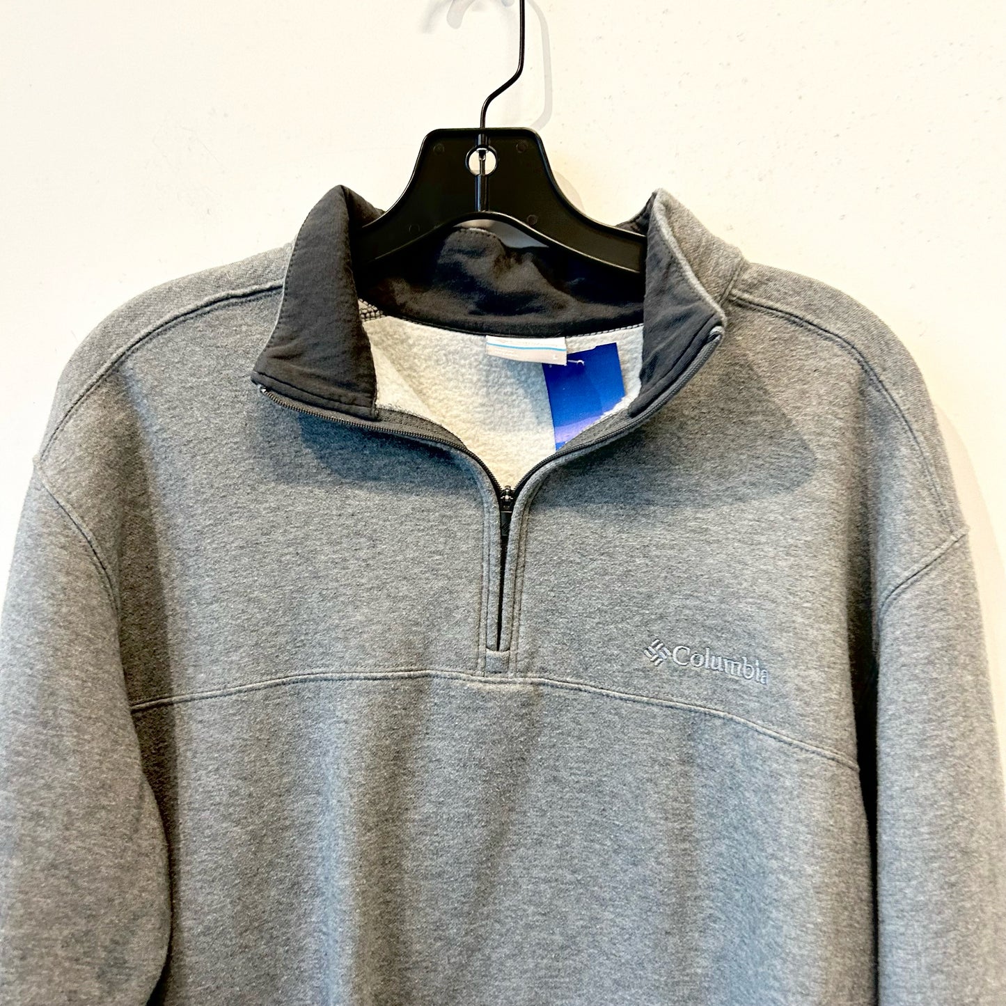 L Half-Zip Gray Columbia Sweater