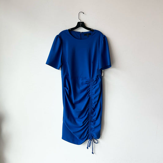 XL Rachel Roy Blue Short Sleeve Midi Dress