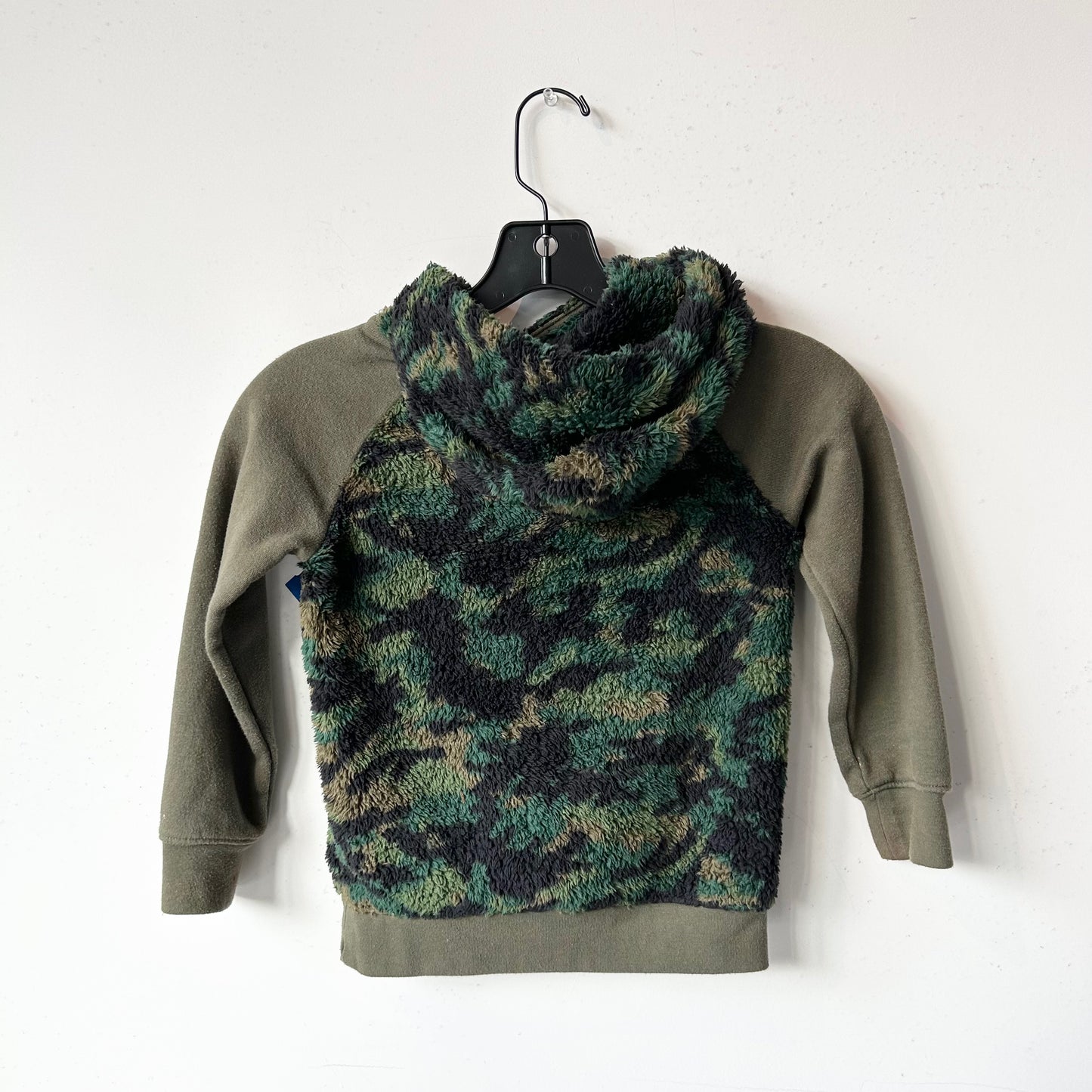 XS Army Green Fluffy Nike Sweater