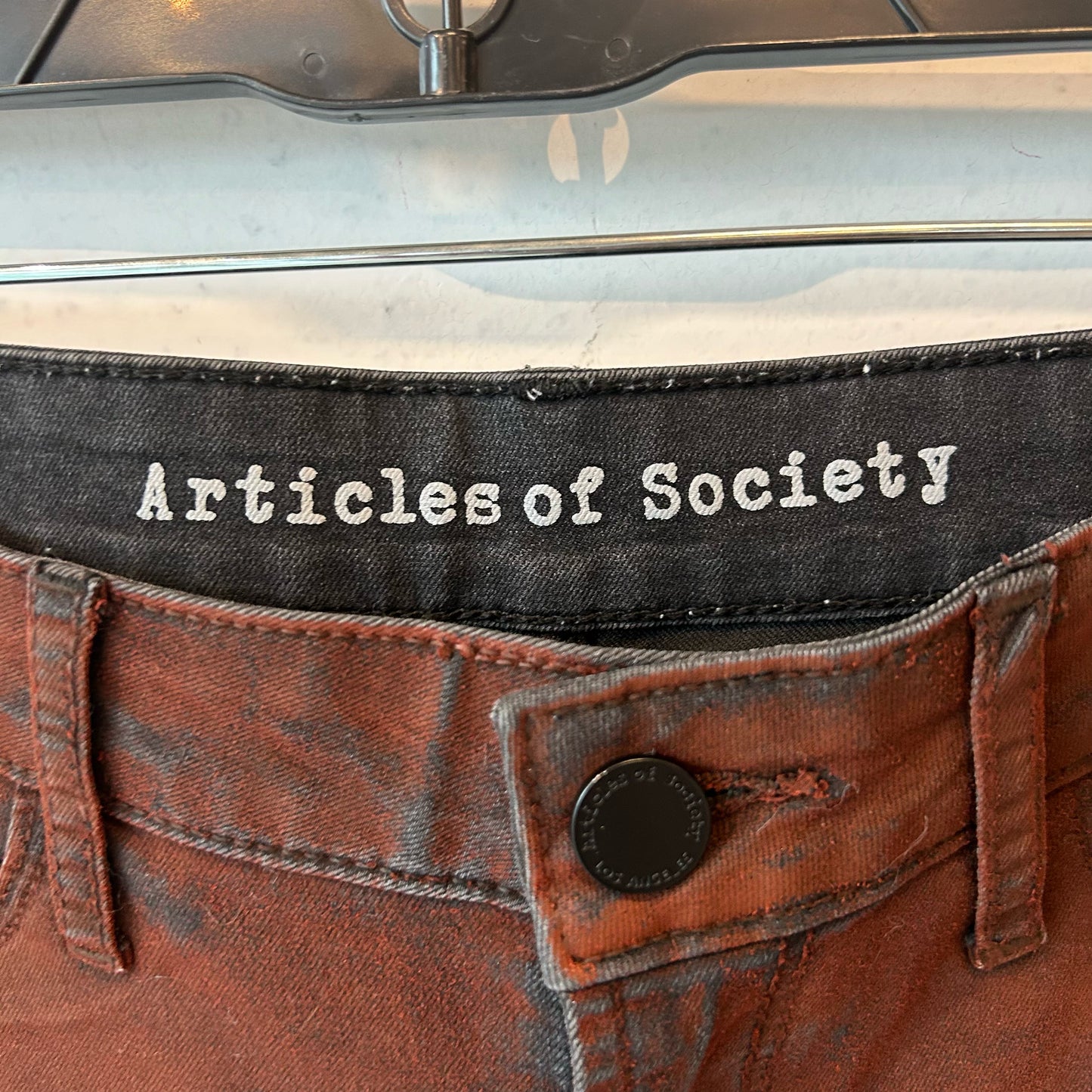 S/27 Articles of Society Burnt Orange Ombre Jeans