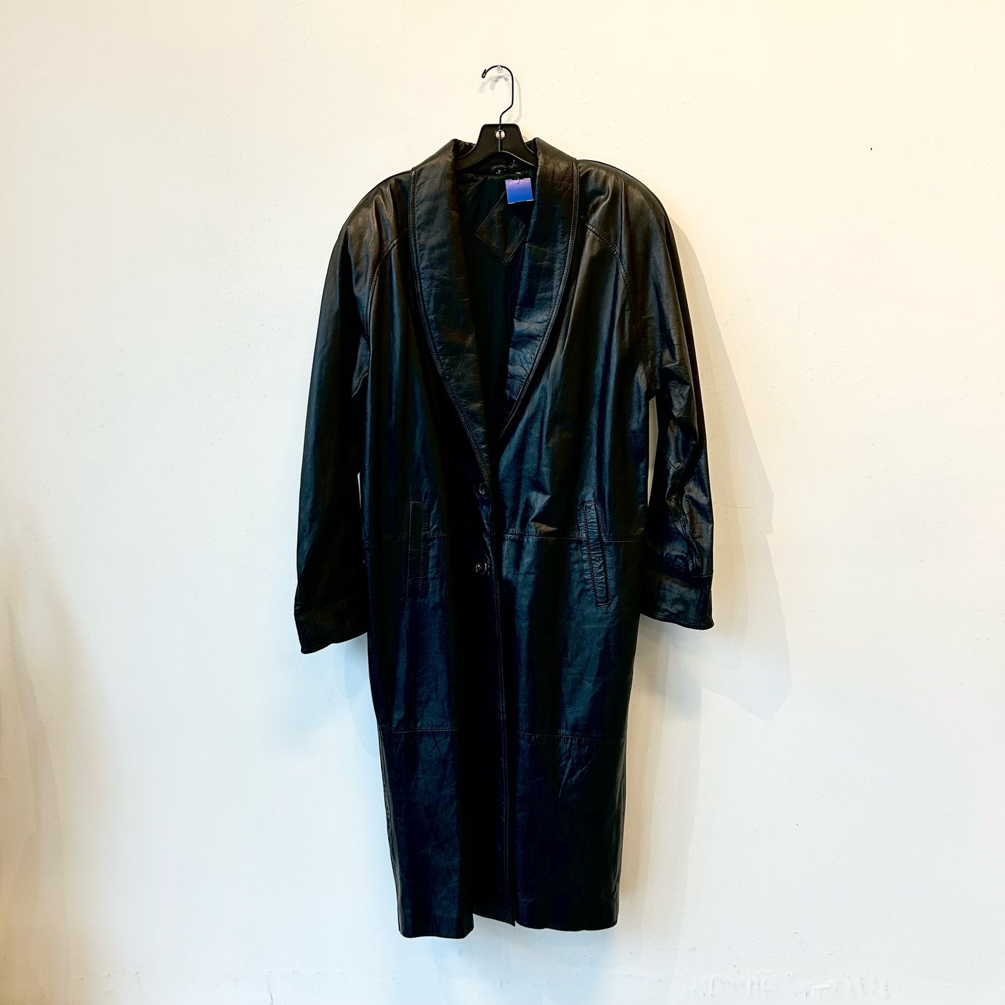 XL/16 Jaqueline Farrar Black Trenchcoat