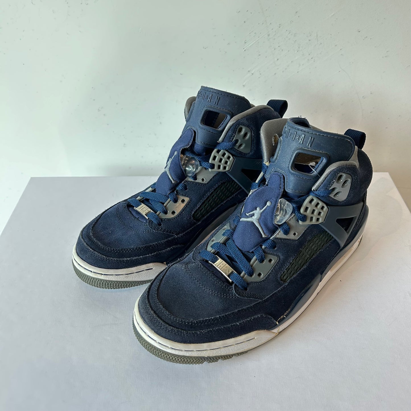 9 Air Jordan Spizike Men's Navy Shoes