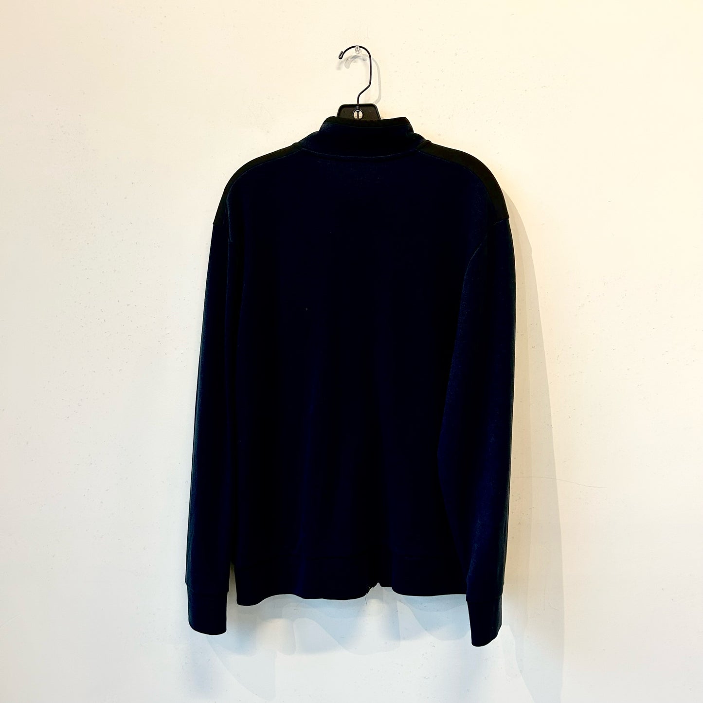 L Navy Calvin Klein Zip Sweatshirt