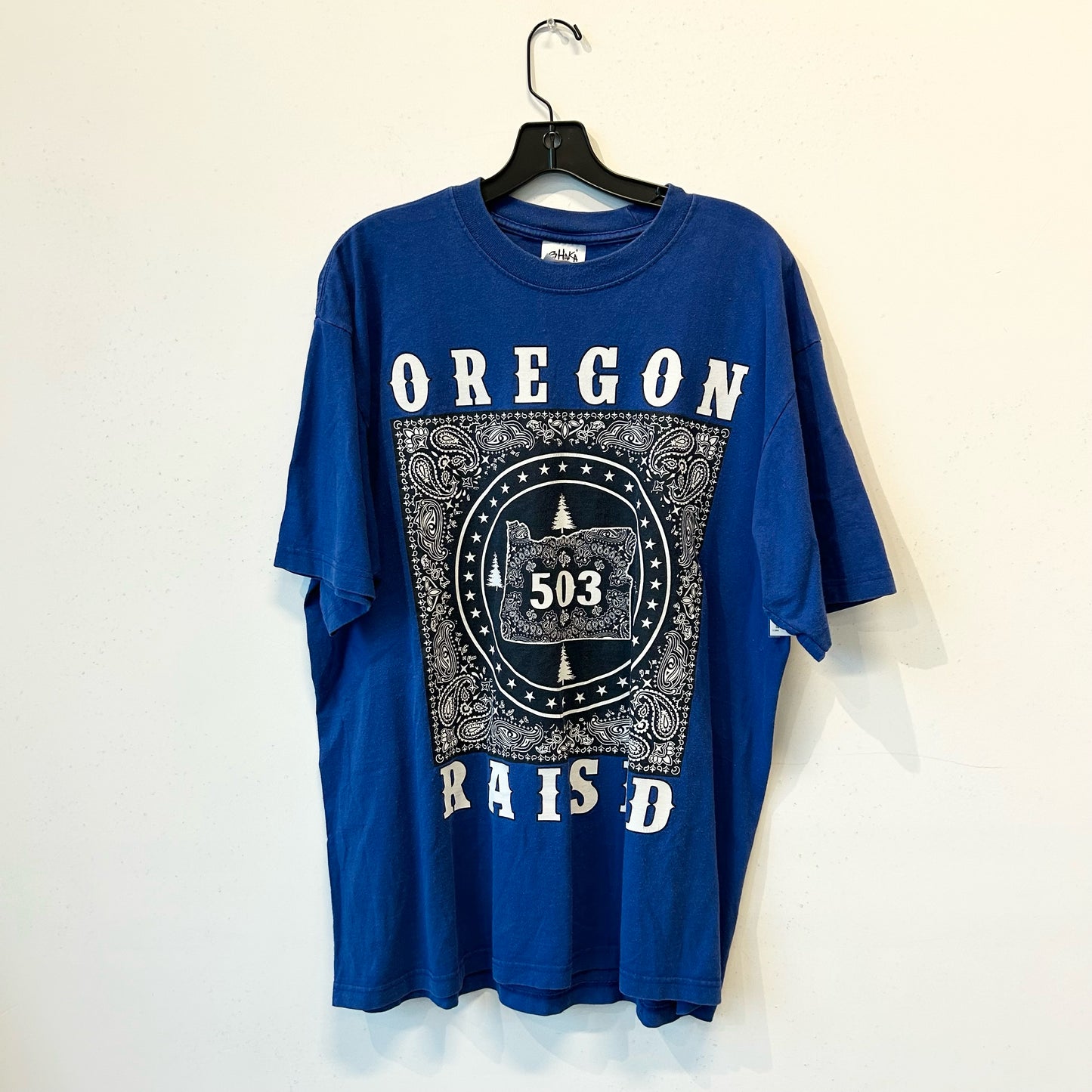 XL Blue OR Raised Graphic Tee