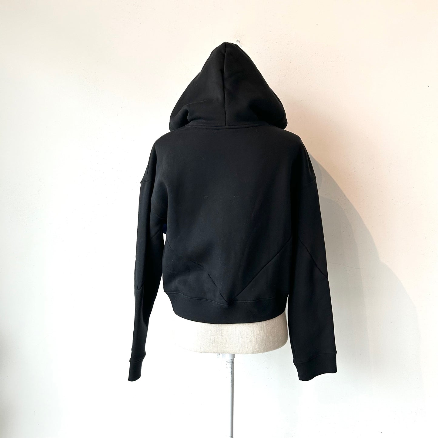 S Adidas Black Hooded Sweatshirt