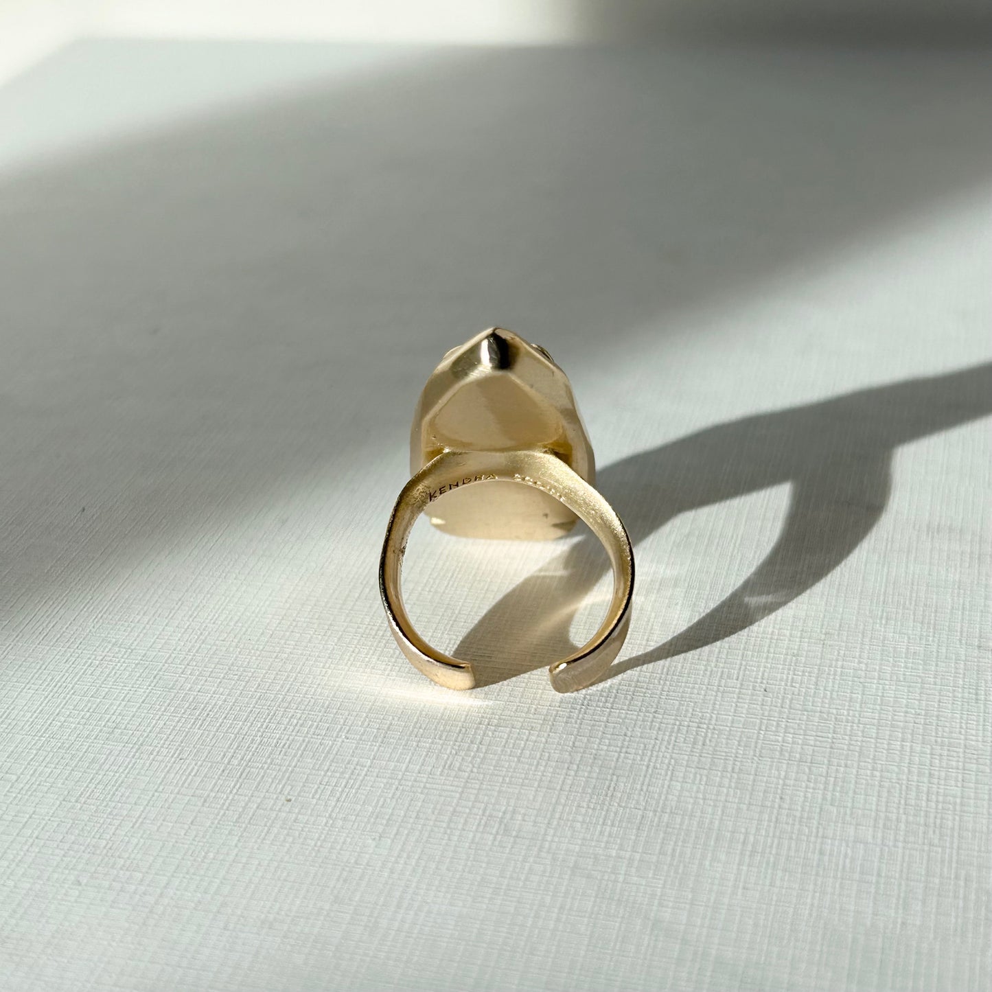 Kendra Scott Blue Lapis Gold Ring