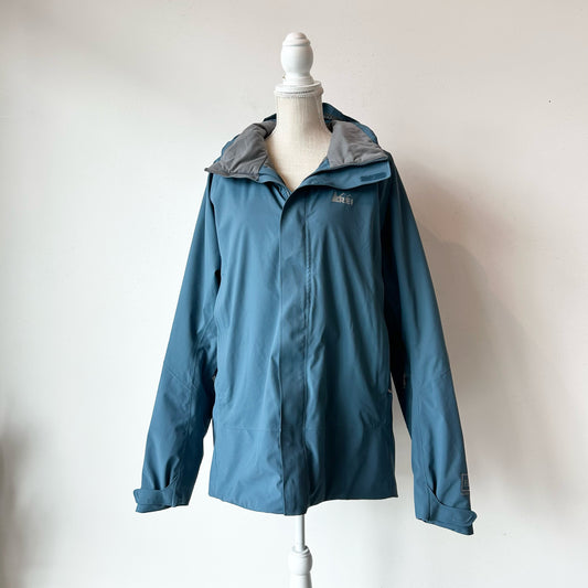 XL REI Hoodied Rain Coat Jacket (Outdoor)