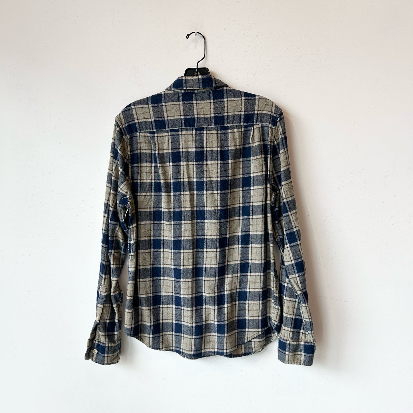 S Lucky Brand Blue Flannel