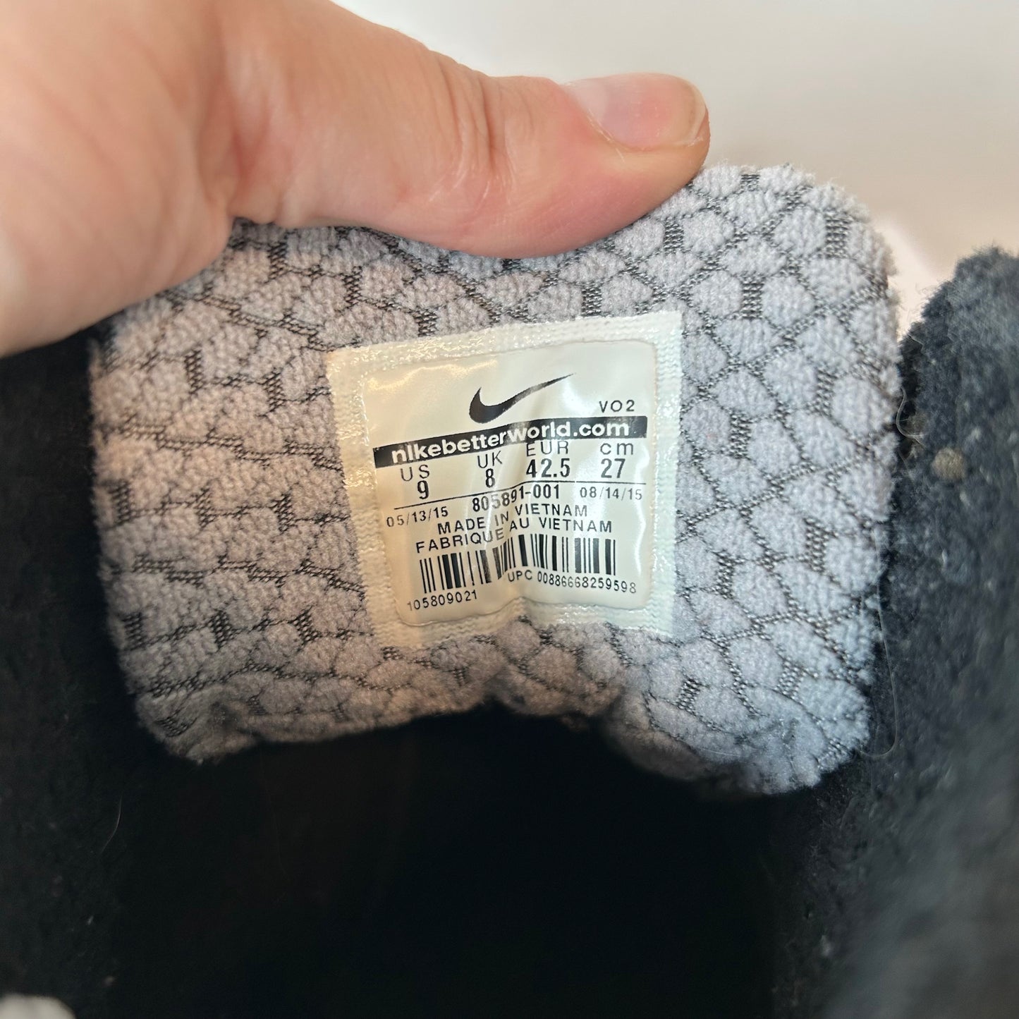 9 Nike Men's Boots Black-Gray