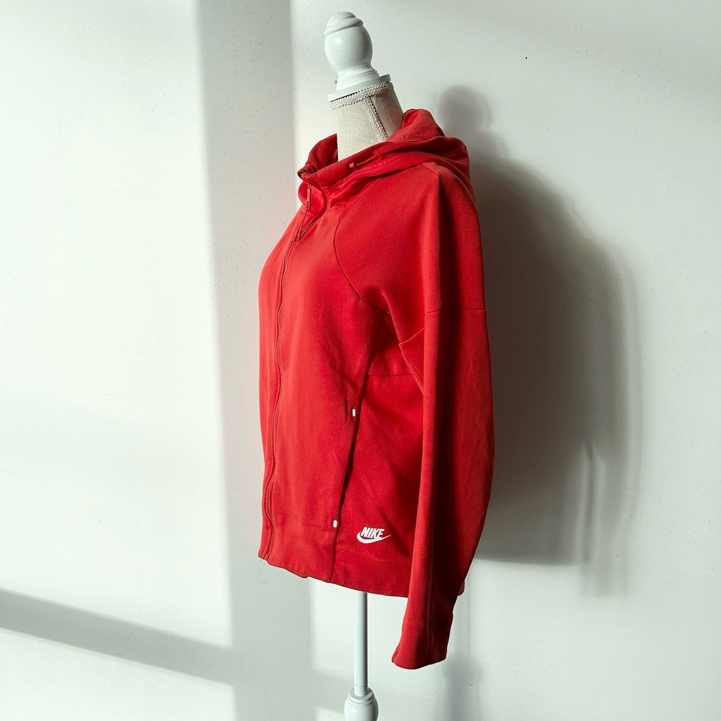 S Nike Red Zip Sweatshirt