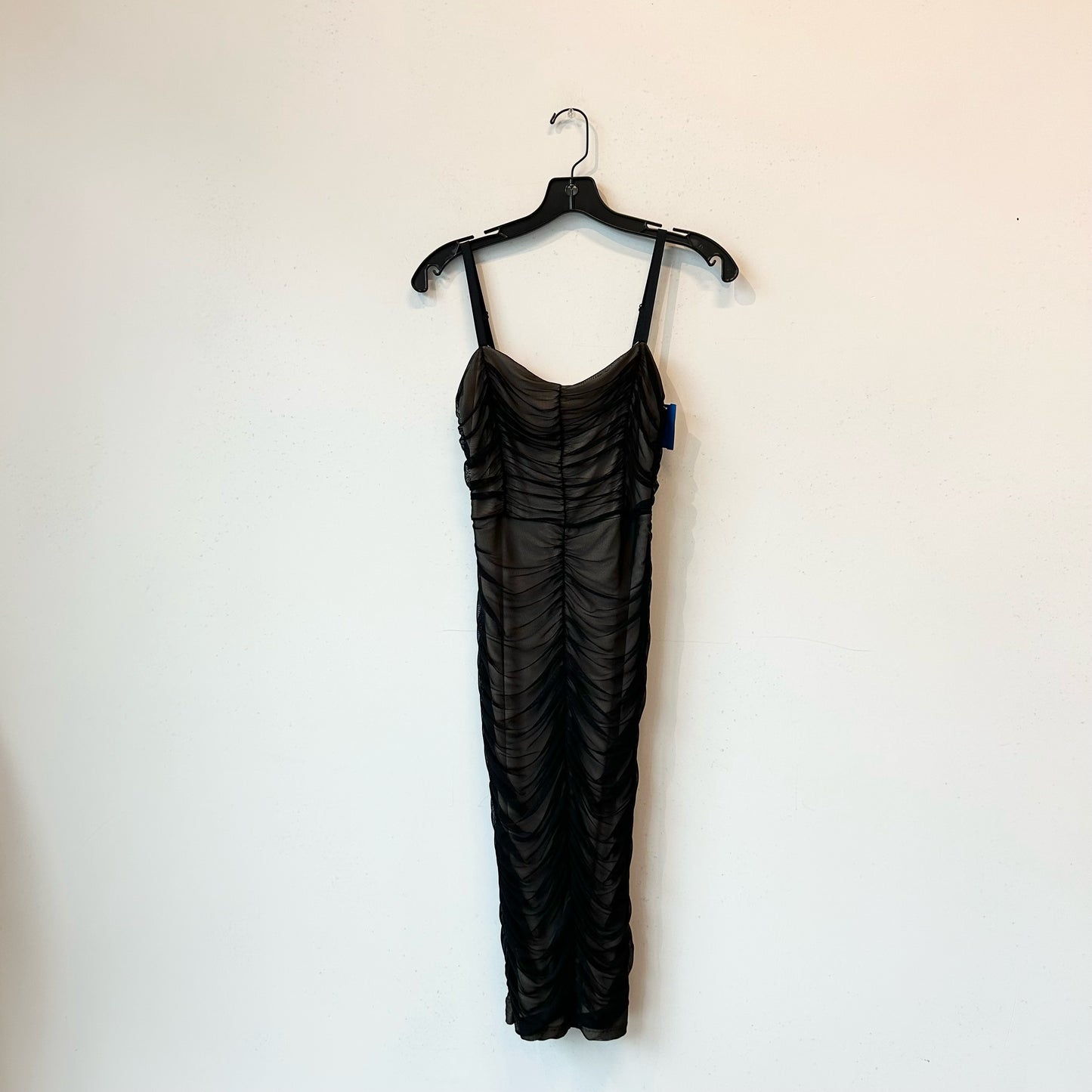 Size S Mesh Cami Black-Beige Dress