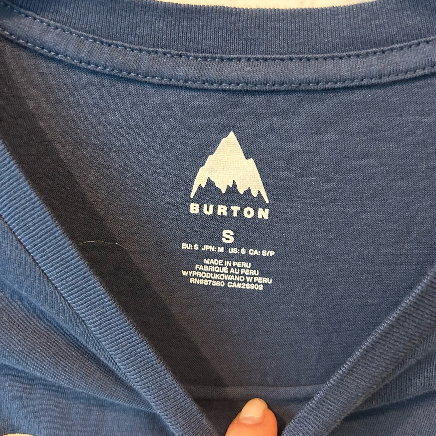 S Navy Burton T-shirt
